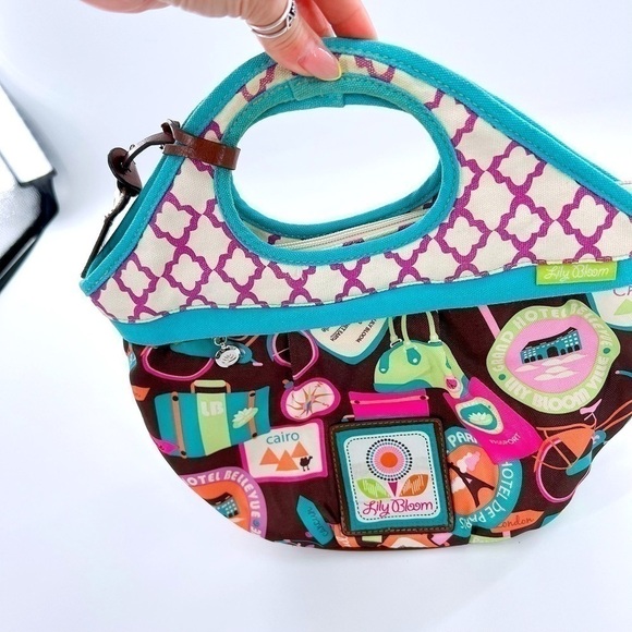 Lily Bloom Travel Tote Bag Small Hand Bag - Picture 13 of 13